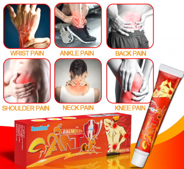 Бальзам обезболивающий для суставов и мышц (Ant balm Sumifun) 20 г
