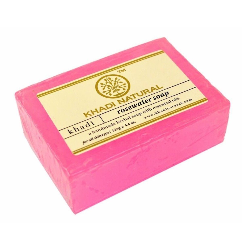 Мыло Розовая вода Кхади (Khadi Rosewater soap) 125 г