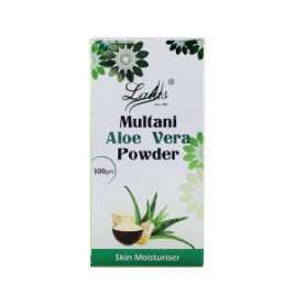Маска-убтан для лица травяная Глина Мултани и Алоэ Вера Лалас (Multani Aloe Vera Powder Lalas) 100 г