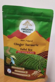 Чай Тулси Имбирь и Куркума (Ginger Turmeric Tulsi Tea Organic Bharat) 100 г