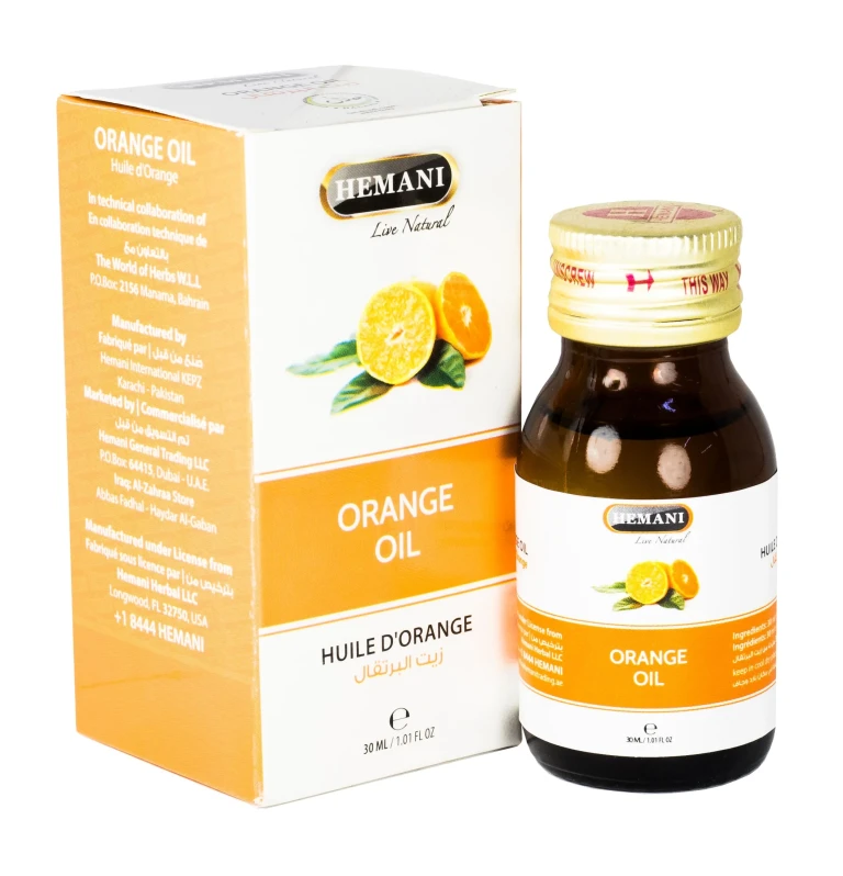 УЦЕНКА! Масло Апельсина Хемани СРОК ДО 09.2026 (Hemani Orange oil) 30 мл