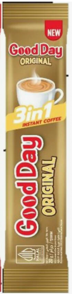 Кофе 3 в 1 Оригинал в стиках (Original Good day Instant coffee) 20 г