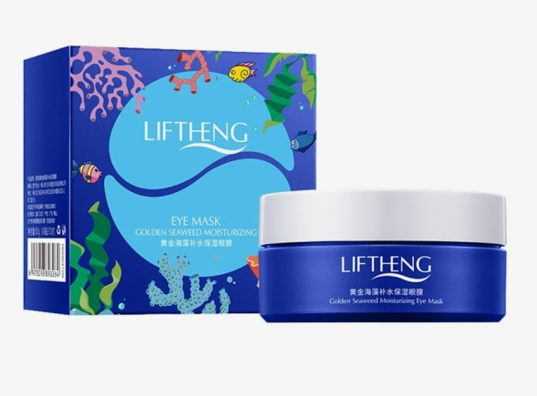 Патчи для кожи вокруг глаз c морскими золотистыми водорослями (Eye Mask Golden Seaweed Liftheng) 60 шт