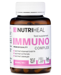 Иммуно комплекс с экстрактами кошачьего когтя и астрагала (Immuno Complex Nutriheal) 90 капсул (40 г)