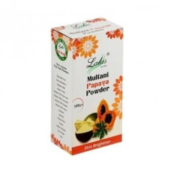 Мултани и Папайя маска для лица Лалас (Multani Papaya Powder Lalas) 100 г