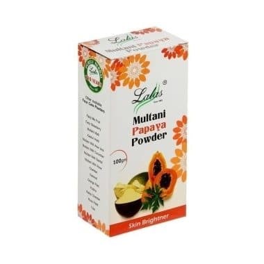 Мултани и Папайя маска для лица (Multani Papaya Powder Lalas) 100 г
