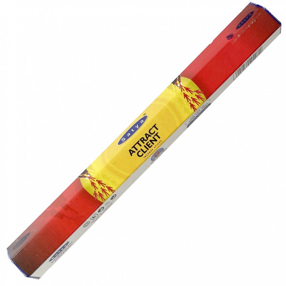 Благовония без угля Привлечение клиента шестигранник Сатья (Attract Client Charcoal free Satya) 20 шт