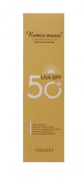 Крем солнцезащитный увлажняющий (Remix music Sun Protection cream UVA 50+ SPF) 100 мл