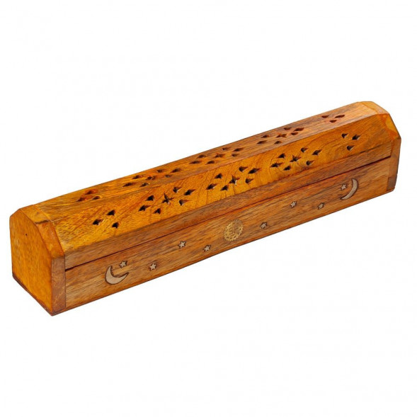 Пенал для благовоний Оранжевый дерево Шишам