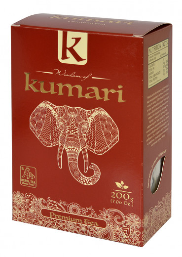 Чай черный непальский крупнолистовой пекое Премиум Кумари (Black pekoe Premium Tea Wisdom of Kumari) 200 г — 