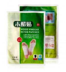 Пластырь детокс для стоп с экстрактом древесного уксуса (Wood Vinegar Patches) 2 шт