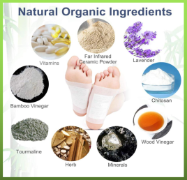 Пластырь детокс для стоп с экстрактом древесного уксуса (Wood Vinegar Patches) 2 шт