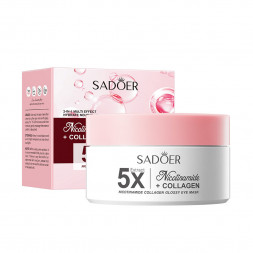Патчи для кожи вокруг глаз с коллагеном и ниацинамидом (Nicotinamide Collagen Glossy Eye Mask Sadoer) 80 шт