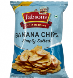 Банановые чипсы с солью (Banana Chips salted Jabsons) 150 г