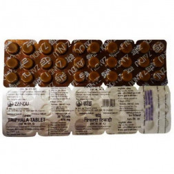 УЦЕНКА! Трифала Занду очищение и детокс СРОК ДО 12.2025 (Triphala Zandu) 30 табл