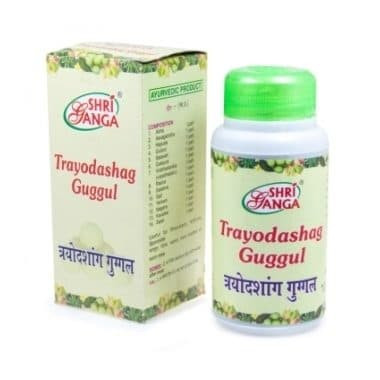 Трайодашанг гуггул Шри Ганга (TRAYODASHANG GUGGUL Shri Ganga) 100 г