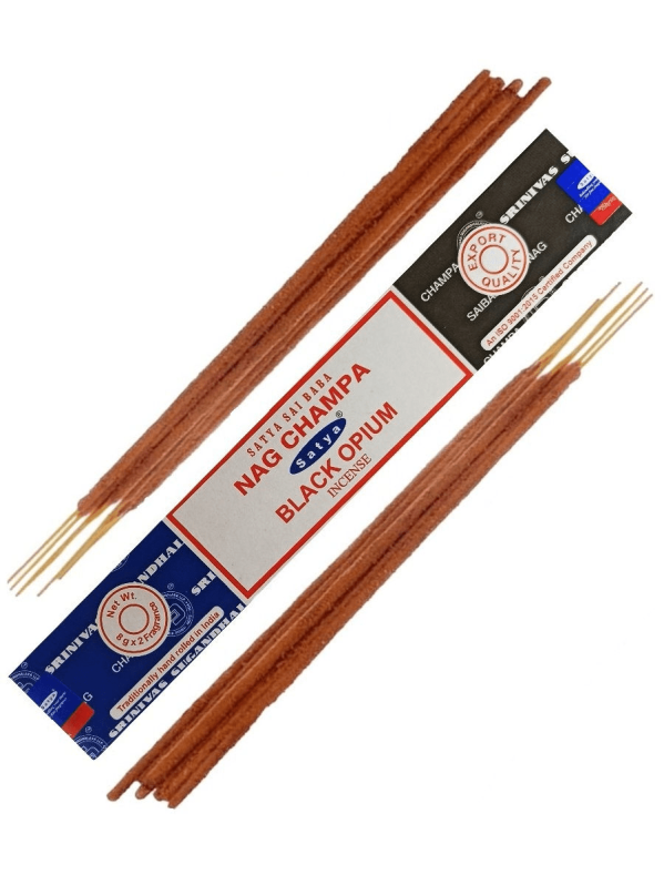 Благовония Комбо Черный Опиум / Наг Чампа Сатья (Satya Combo Nag Champa / Black Opium) 16 г