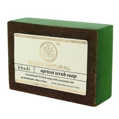 УЦЕНКА! Мыло-Скраб Абрикос Кхади БРАК УПАКОВКИ (Khadi Apricor Scrub Soap) 125 г