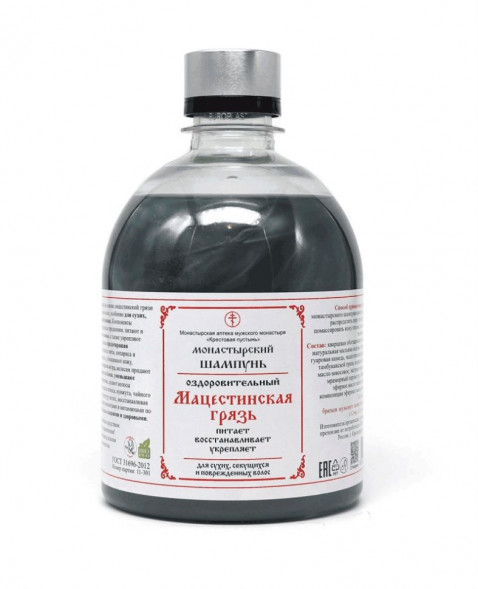 Шампунь для волос Мацестинская грязь (Монастырская аптека Солох-Аул) 500 мл