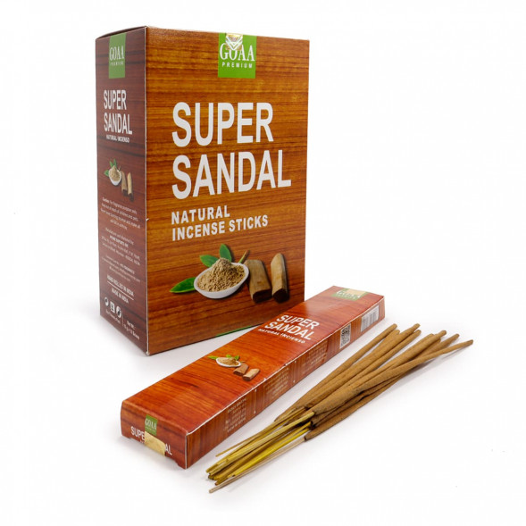 Благовония Супер Сандал Гоаа Премиум (GOAA Premium Super Sandal Incense Sticks) 15 г