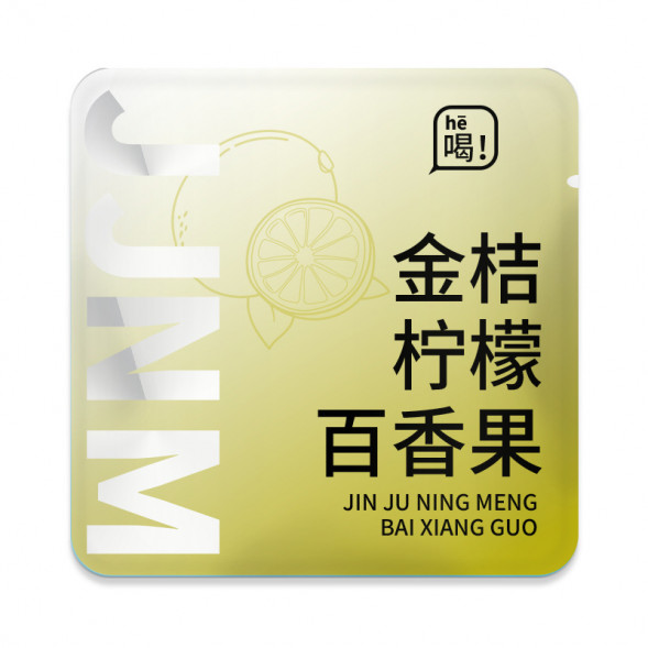 Китайский фруктовый чай золотисто-лимонная маракуйя (Jin Ju Ning Meng Bai Xiang Guo) 1 пакетик