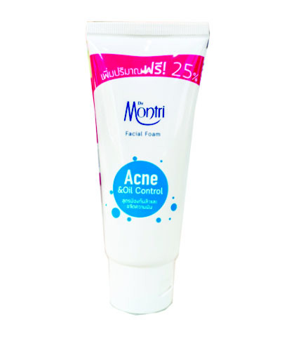 Пенка очищающая для лица против жирного блеска и акне Dr Montri 125 г Таиланд