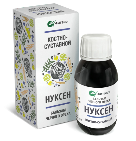 Бальзам Черного Ореха Нуксен Костно-суставной (Фитэко) 100 мл
