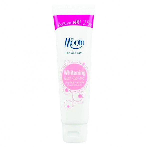 Пенка очищающая отбеливающая для лица против жирного блеска Dr Montri 125 г Таиланд