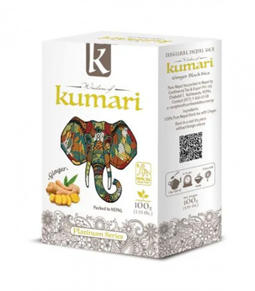 Чай черный непальский с Имбирем Кумари (Balck Tea with Ginger Wisdom of Kumari) 100 г