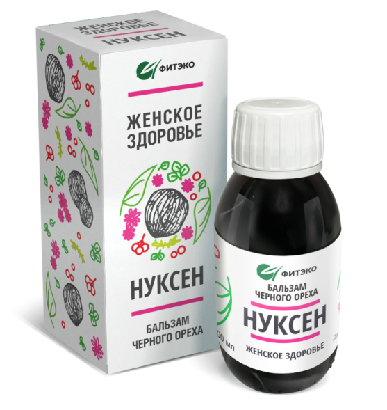 Бальзам Черного Ореха Нуксен Женское здоровье (Фитэко) 100 мл