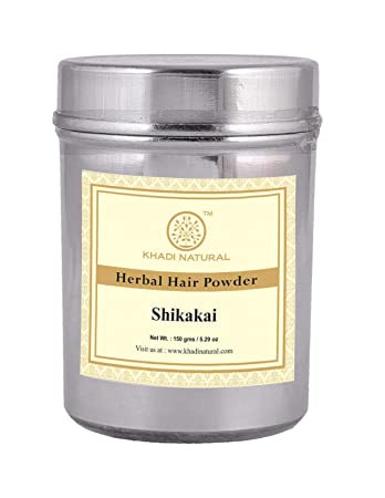 Шампунь сухой травяной Шикакай Кхади (Herbal Hair Powder Shikakai Khadi) 150 г