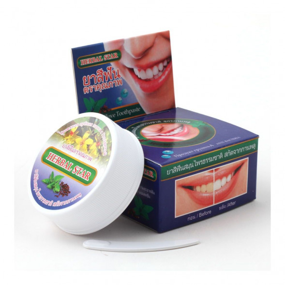 УЦЕНКА! Зубная паста Гвоздика и Мята ПОМЯТА УПАКОВКА (Clove &amp;amp; Mint Toothpaste Herbal Star) 30 г