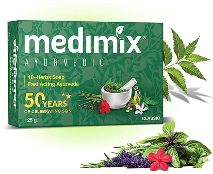 Мыло Медимикс 18 трав (Medimix Ayurvedic 18-Herbs soap Fast Acting Ayurveda Classic) 125 г