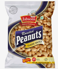 Арахис обжаренный соленый (Roasted peanut salted Jabsons) 160 г