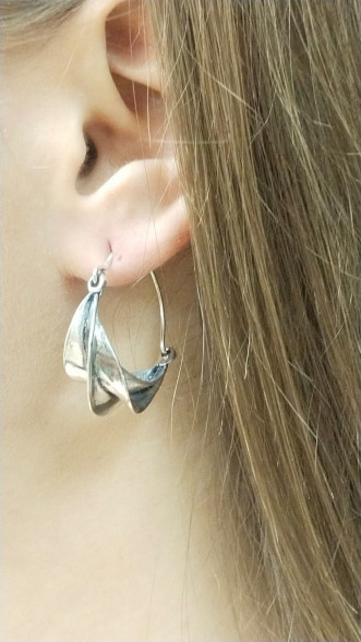 Индийские серьги Виток