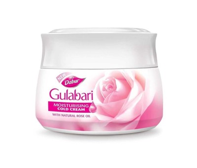 Крем для сухой кожи лица с маслом розы Гулабари роуз глоу Дабур (Gulabari Rose Glow Moisturising Cold Cream Dabur) 55 мл