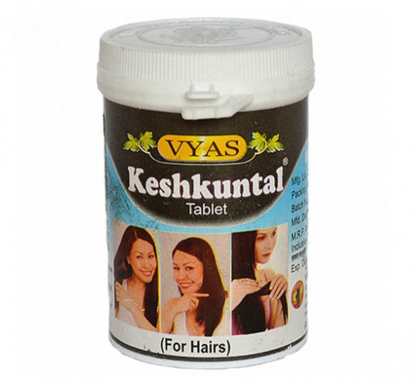 Таблетки для роста волос Кешкунтал Вьяс (Keshkuntal Vyas) 100 табл