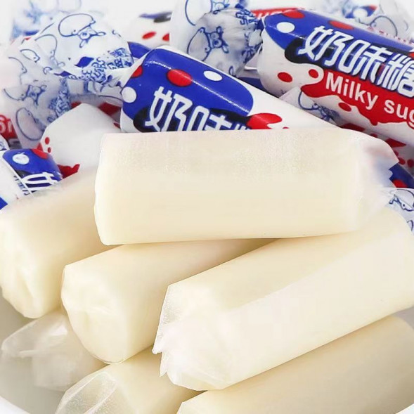 Китайские маленькие молочные конфеты Нуга (Rabbit) 500 г (~80 шт)