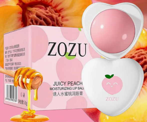 Бальзам для губ увлажняющий Персик (Zozu Juicy Peach Moisturizing Lip Balm) 5,8 г