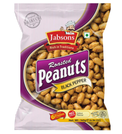 Арахис обжаренный с черным перцем (Roasted peanut black pepper Jabsons) 140 г