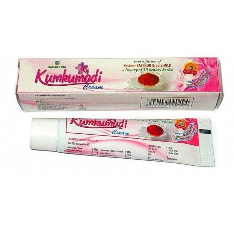 Кумкумади Омолаживающий крем Нагарджуна (Kumkumadi cream Nagarjuna) 20 г