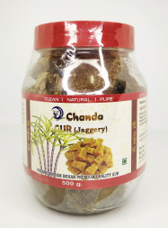 Сахар тростниковый кусковой Гур Джаггери Чанда (Jaggery Gur Chanda Lump) 500 г