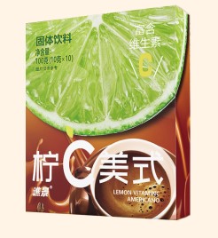 Кофе растворимый американо цитрусовый со вкусом лимона (Lemon Vitamin C Americano) 10 стиков по 10 г