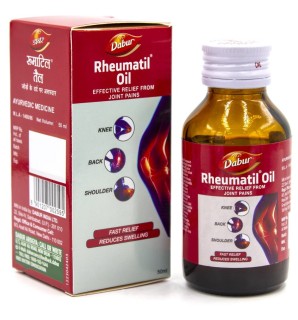 УЦЕНКА! Ревматил масло для суставов и мышц Дабур ПОМЯТА УПАКОВКА (Rheumatil Oil Dabur) 50 мл