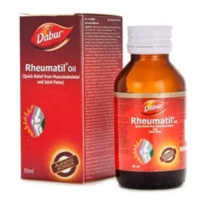 УЦЕНКА! Ревматил масло для суставов и мышц Дабур ПОМЯТА УПАКОВКА (Rheumatil Oil Dabur) 50 мл
