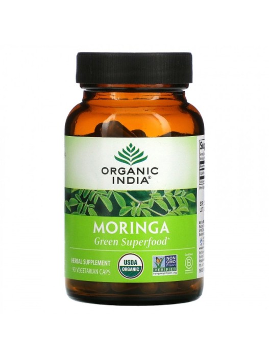 Моринга капсулы Органик Индия (Moringa Organic India) 60 капсул