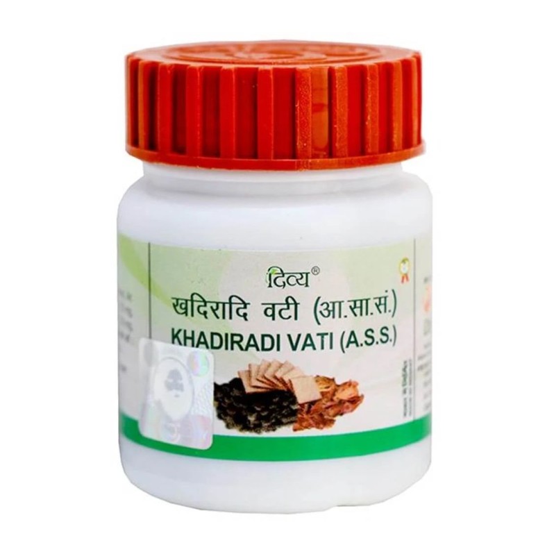Кхадиради Вати Патанджали (Khadiradi Vati Divya Patanjali) 80 табл