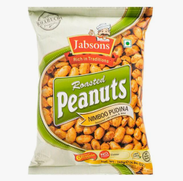 Арахис обжаренный с лимоном и мятой (Roasted peanut Nimboo pudina Jabsons) 140 г