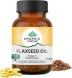УЦЕНКА! Масло льняное в капсулах Органик Индия СРОК ДО 07.2026 (Flaxseed Oil Organic India) 60 капсул