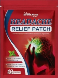 Пластырь от головной боли (Headache relief patch South moon) 10 шт